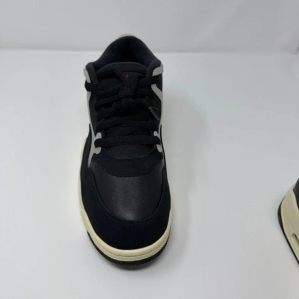 Air Jordan 4 RM Black/Gym Red/Sail/Coconut Sneakers Mens 11.5 - NWT FQ7939 006‎